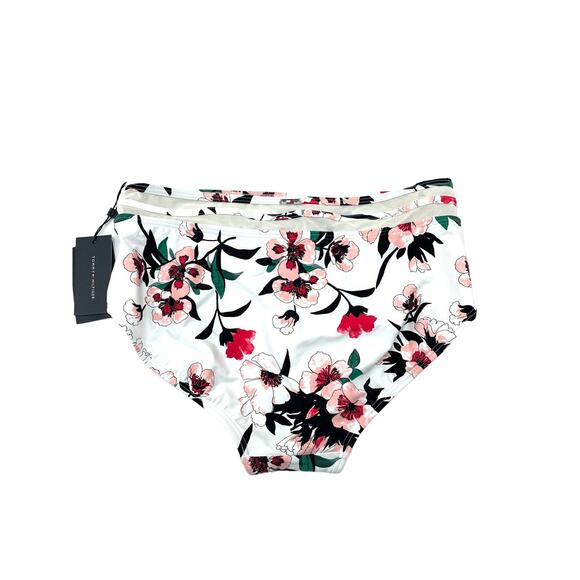 Tommy Hilfiger Women's Mesh Edge Floral Print Swim Bikini Bottoms XL NEW - Picture 5 of 6